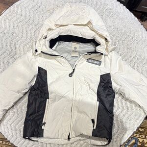 Colmar Cream and Black Hooded Jacket